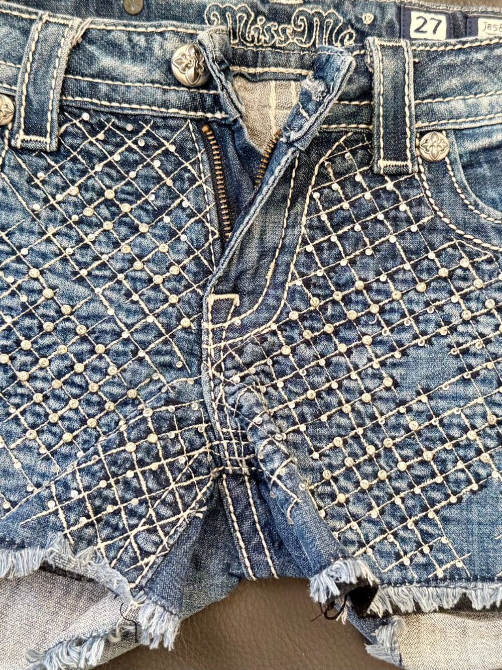 Miss Me Jean Shorts. Size 27